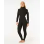 Combinaison Rip Curl Femme Dawn Patrol 4/3 Zip Poitrine 