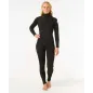 Combinaison Rip Curl Femme Dawn Patrol 4/3 Zip Poitrine 
