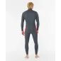 Combinaison Rip Curl Homme Dawn Patrol PRO 4/3 Zip Poitrine GRIS/ROUGE Combinaison Rip Curl Homme Dawn Patrol PRO 4/3 Zip Poitrine GRIS/ROUGE