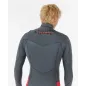 Combinaison Rip Curl Homme Dawn Patrol PRO 4/3 Zip Poitrine GRIS/ROUGE Combinaison Rip Curl Homme Dawn Patrol PRO 4/3 Zip Poitrine GRIS/ROUGE