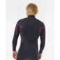 Combinaison Rip Curl Homme Dawn Patrol PRO 4/3 Zip Poitrine GRIS/ROUGE Combinaison Rip Curl Homme Dawn Patrol PRO 4/3 Zip Poitrine GRIS/ROUGE