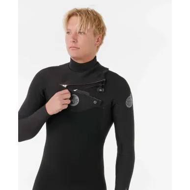 Combinaison Rip Curl Homme FlashBomb 4/3 Zip Poitrine