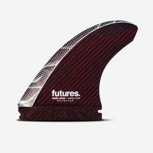 Dérives Thruster - John John Florence Large Scimitar Vapor Core - Carbon / Red design, FUTURES..