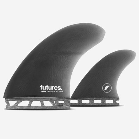 Dérives Twin + 1 - Rasta 3/2 Reverse Fiberglass Smoke, FUTURES.