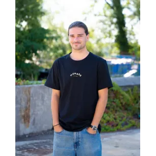 Tee-shirt Nomads Noir Surf 