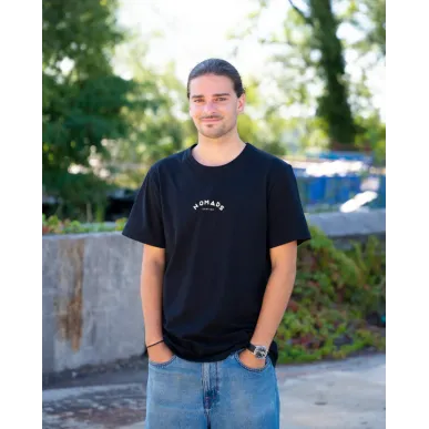 Tee-shirt Nomads Noir Surf 