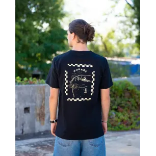 Tee-shirt Nomads Noir Surf 