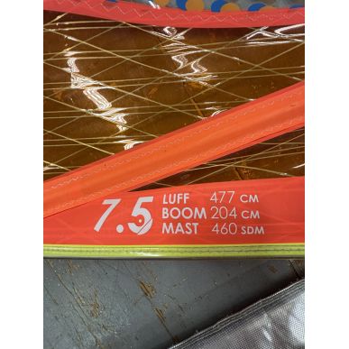 Voile Gaastra Matrix 7.5 2016 + Mât Dynafiber 55%C SDM 460