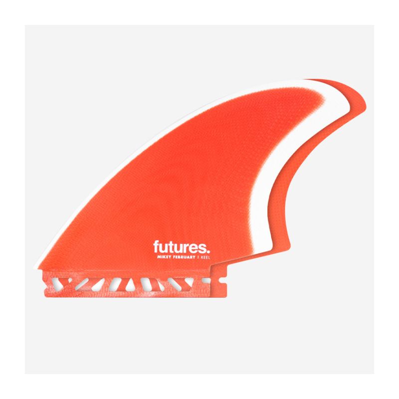 Dérives Keel - Mikey February Fiberglass Keels Red / White, FUTURES Dérives Keel - Mikey February Fiberglass Keels Red / White, FUTURES