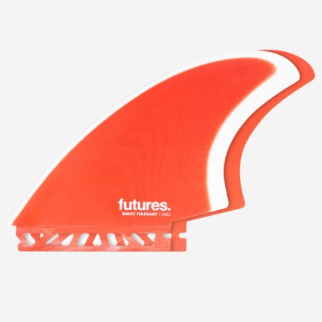 Dérives Keel - Mikey February Fiberglass Keels Red / White, FUTURES