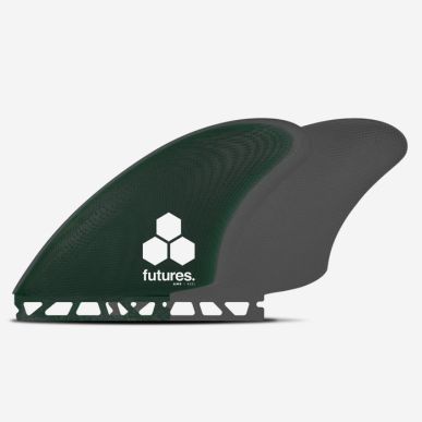 Dérives Twin - Al Merrick - Channel Islands Fiberglass Keels Green / Gray, FUTURES