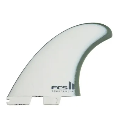 FCS II Power Twin+1 PG Natural/Alpine Retail Fins