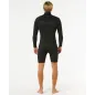 Shorty Rip Curl Dawn Patrol 2/2 Chest Zip Black Shorty Rip Curl Dawn Patrol 2/2 Chest Zip Black