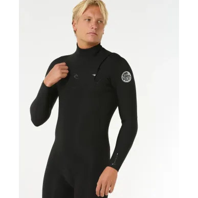 Shorty Rip Curl Dawn Patrol 2/2 Chest Zip Black 2025