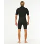 Shorty Rip Curl - Dawn Patrol 2/2 Front Zip - Black 2026