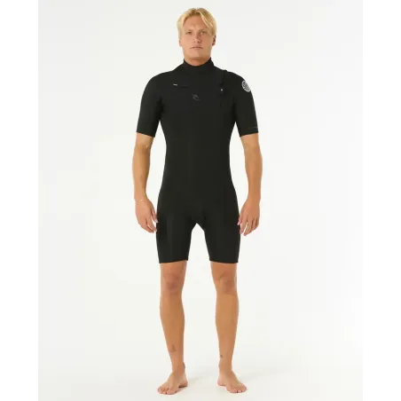 Shorty Rip Curl - Dawn Patrol 2/2 Front Zip - Black 2025