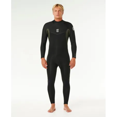 Combinaison Rip Curl -Dawn Patrol 3/2 ChestZip - Black 2026