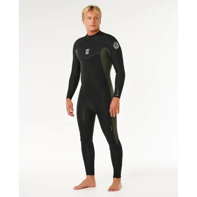 Combinaison Rip Curl -Dawn Patrol 3/2 ChestZip - Black 2026