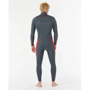 Combinaison Rip Curl - Dawn Patrol Pro 3/2 Zip poitrine Gris
