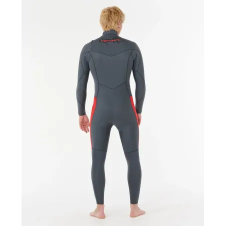 Combinaison Rip Curl - Dawn Patrol Pro 3/2 Zip poitrine Gris