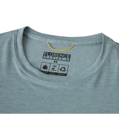 Florence Airtex Short Sleeve Shirt Sea Blue